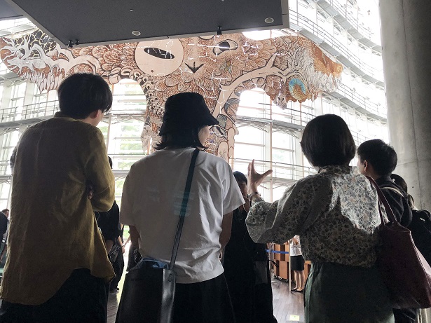 六本木アートナイト2023 インクルーシブ・アート・プログラム鑑賞ツアー　報告レポート2