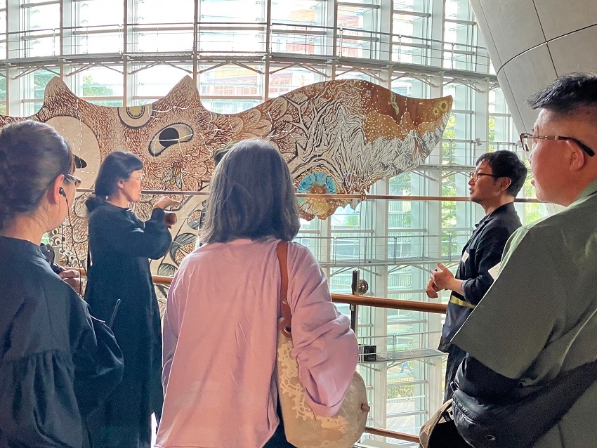 六本木アートナイト2023 インクルーシブ・アート・プログラム鑑賞ツアー　報告レポート4