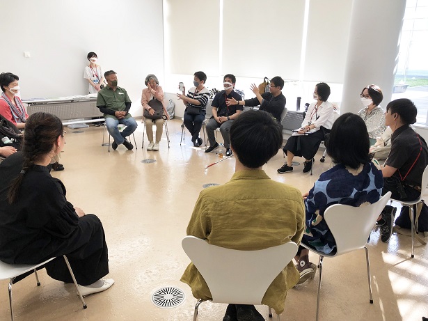 六本木アートナイト2023 インクルーシブ・アート・プログラム鑑賞ツアー　報告レポート6